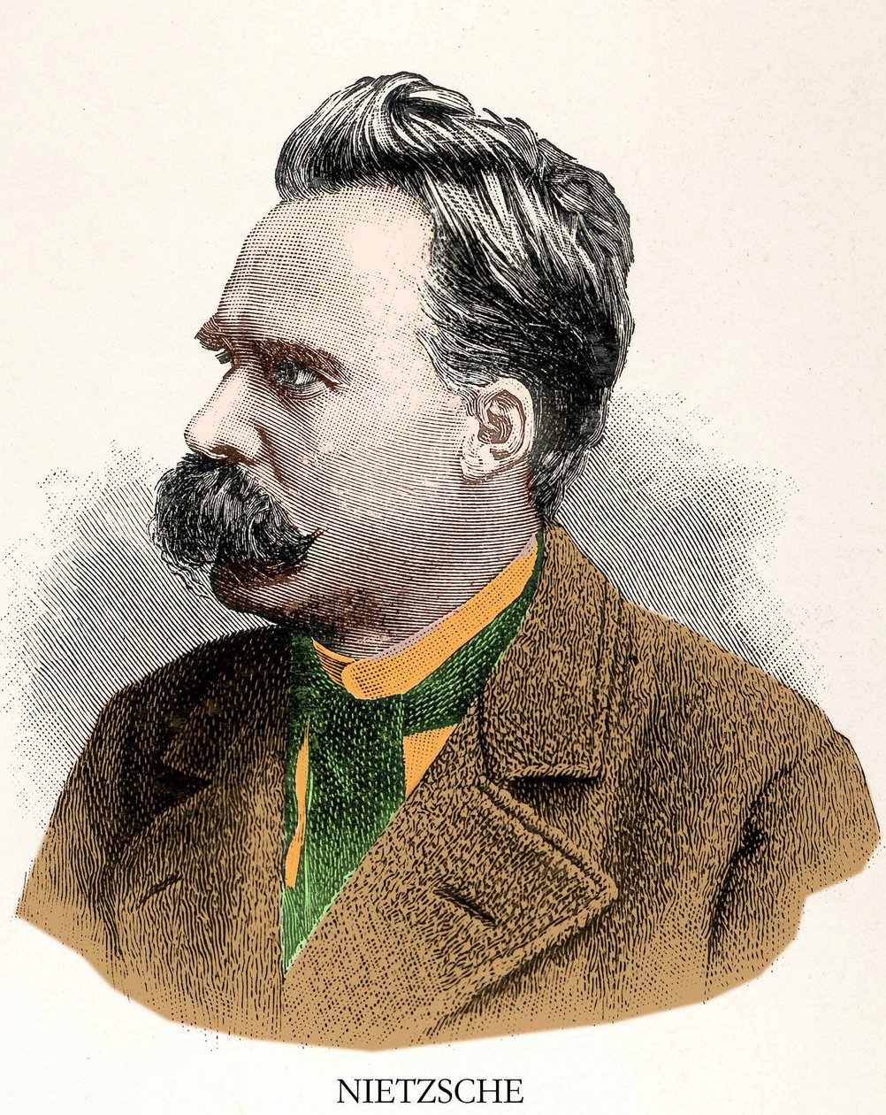 Ritratto di Friedrich Nietzsche (1844-1900) da Unknown artist