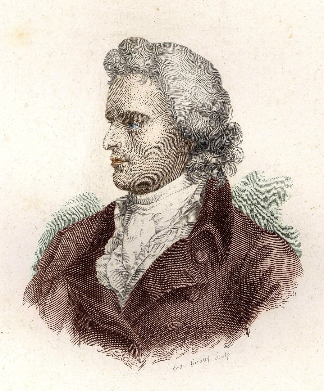 Ritratto di Friedrich von Schiller (1759 - 1805) da Unknown artist