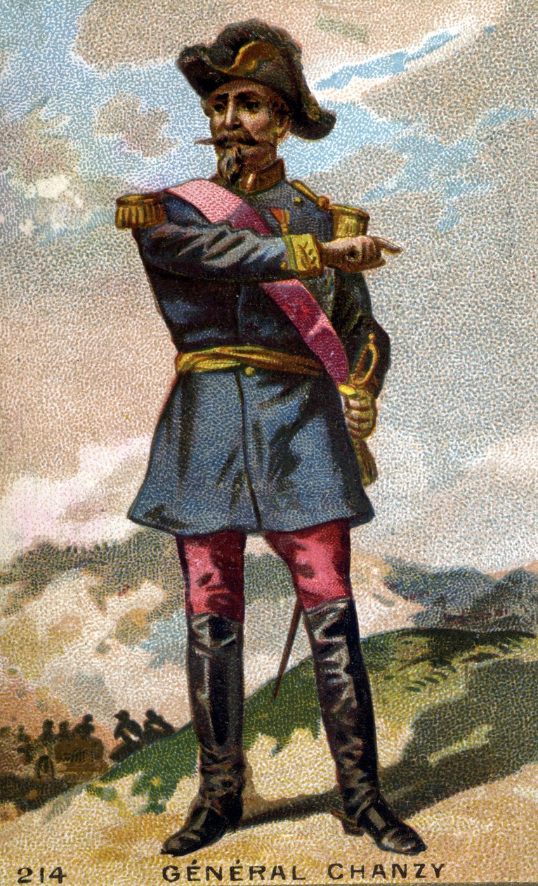 Ritratto del Generale Chanzy (1823 - 1883). Cromolitografia della fine del XIX secolo da Unknown artist