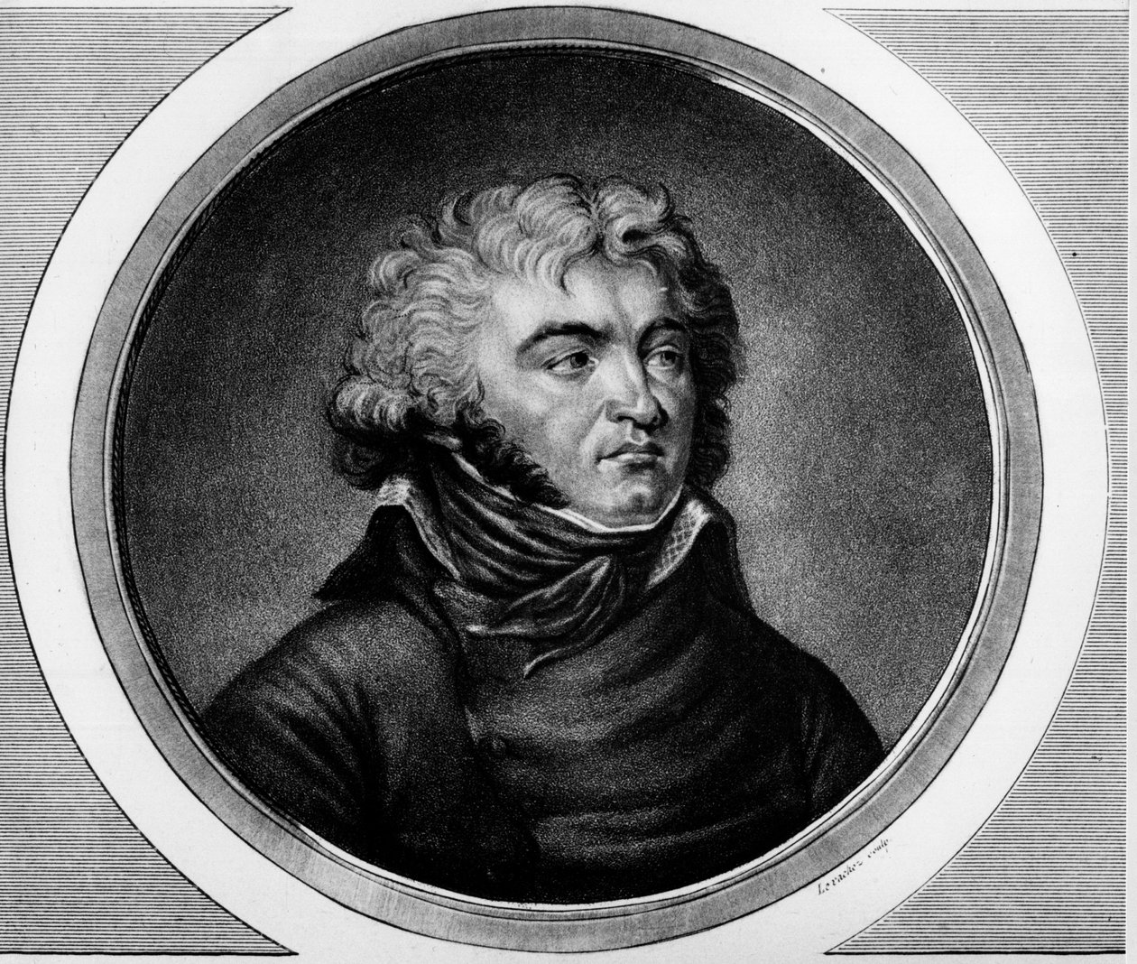Ritratto del generale Jean Baptiste Kléber (1753-1800). Incisione in 