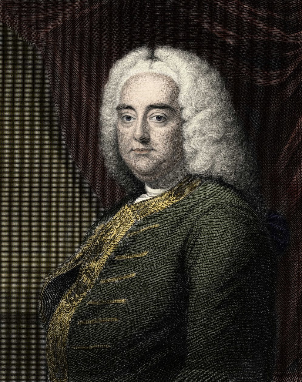 Ritratto di George Frederick Handel (Georg Friedrich Handel) da Unknown artist