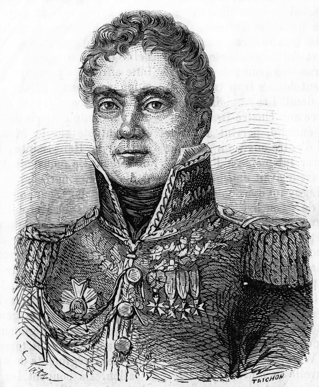 Ritratto di Georges Mouton, conte di Lobau, maresciallo di Francia da Unknown artist