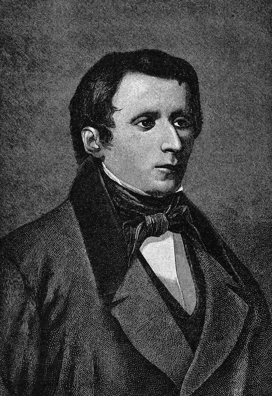 Ritratto di Giacomo Leopardi (1798-1837), scrittore italiano da Unknown artist