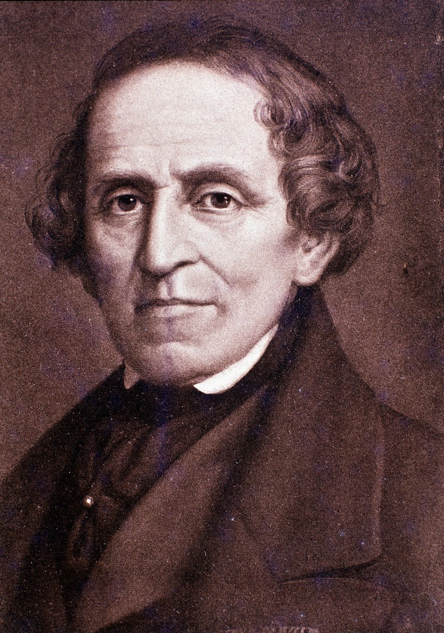 Ritratto di Giacomo Meyerbeer (incisione) da Unknown artist