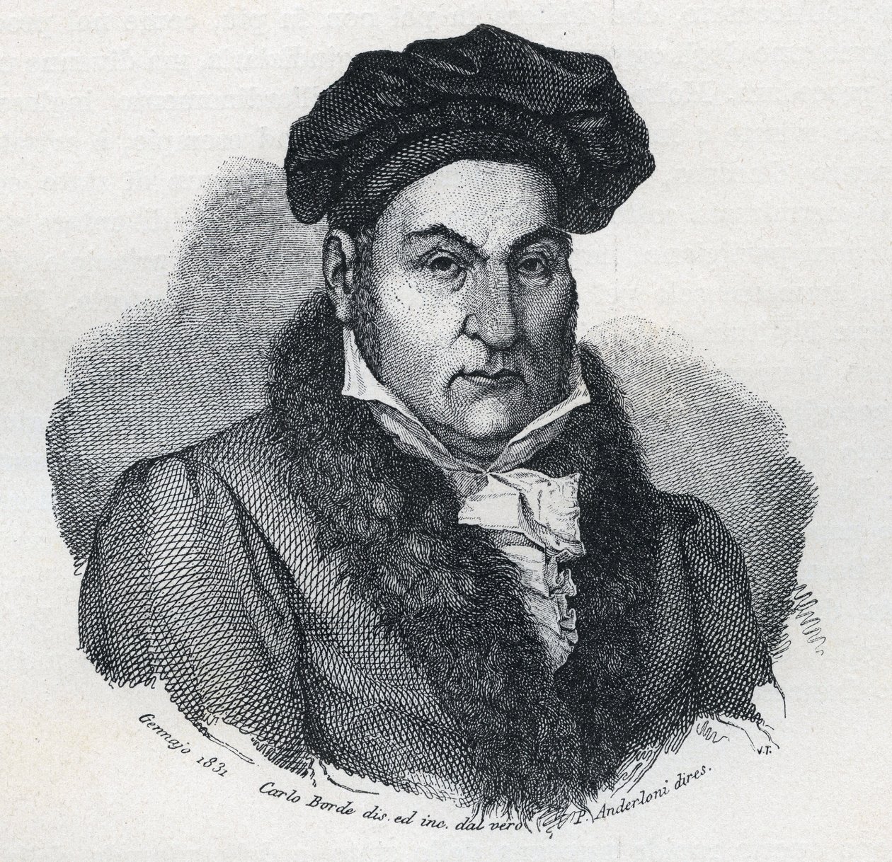 Ritratto di Giandomenico (Gian Domenico) Romagnosi (1761-1835), filosofo e avvocato italiano da Unknown artist
