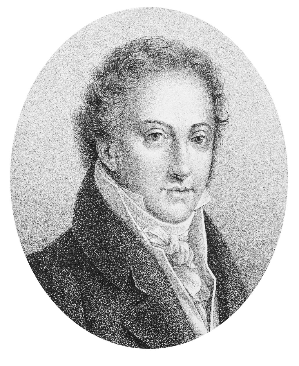 Ritratto di Gioacchino Rossini (1792-1868) compositore italiano. da Unknown artist