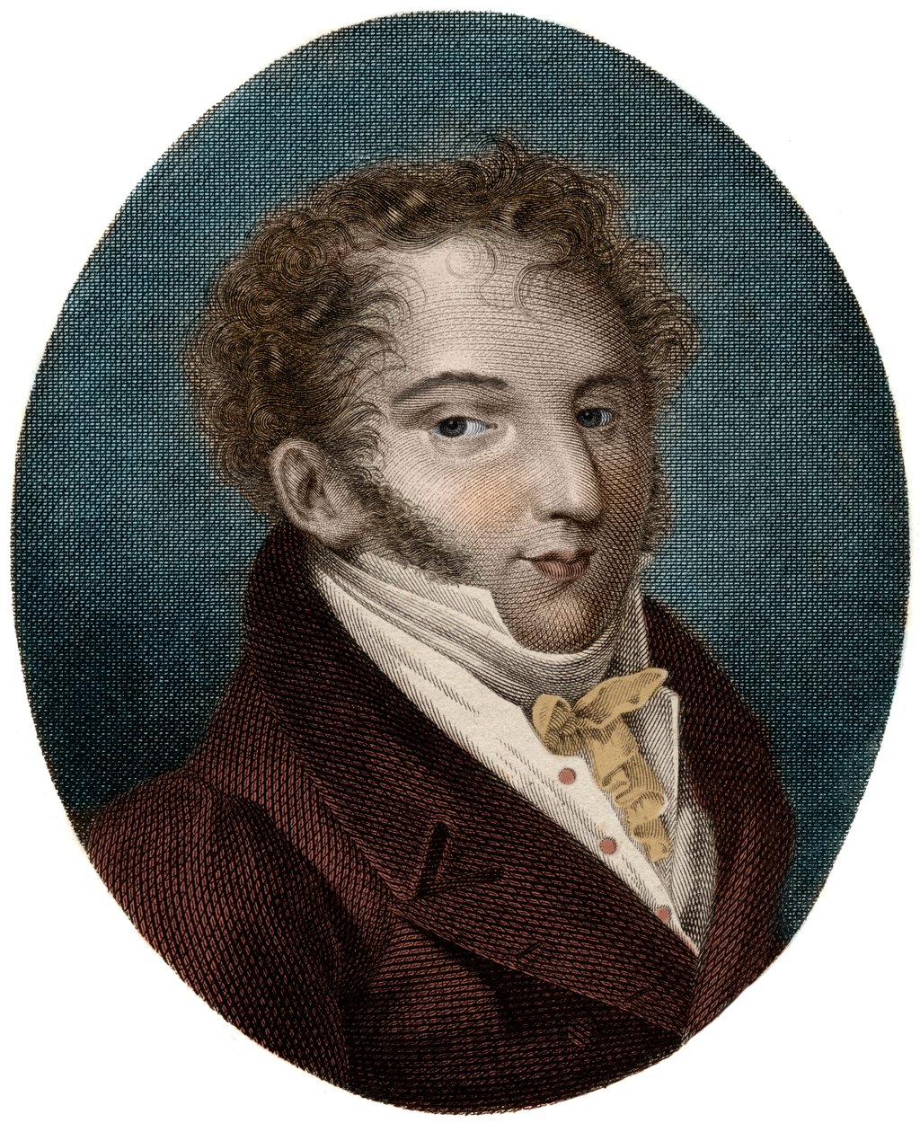 Ritratto di Gioachino Rossini (1792-1868), compositore italiano da Unknown artist