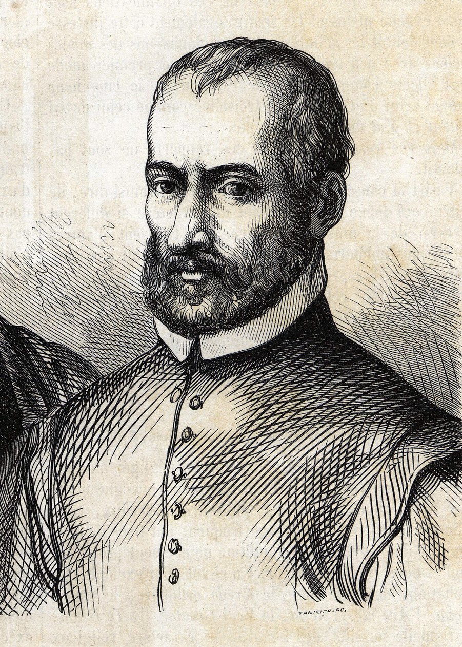 Ritratto di Giovanni Pierluigi da Palestrina (1525 - 1594), compositore italiano da Unknown artist