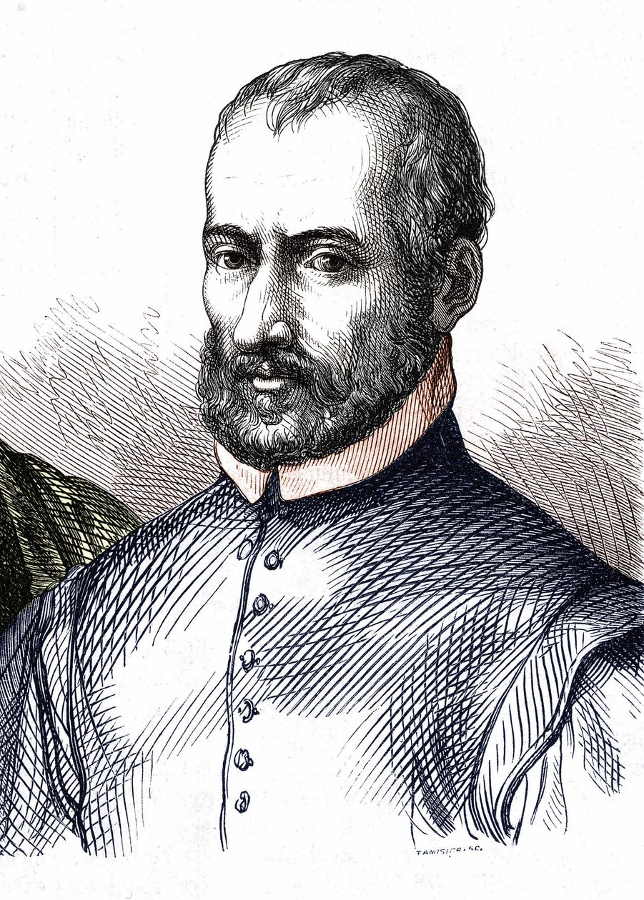 Ritratto di Giovanni Pierluigi da Palestrina (1525 - 1594), compositore italiano da Unknown artist