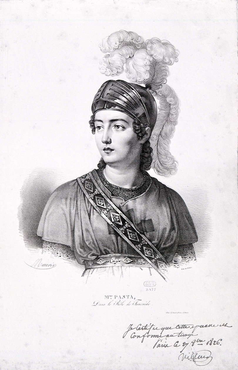 Ritratto di Giuditta Pasta (1797-1865) da Unknown artist