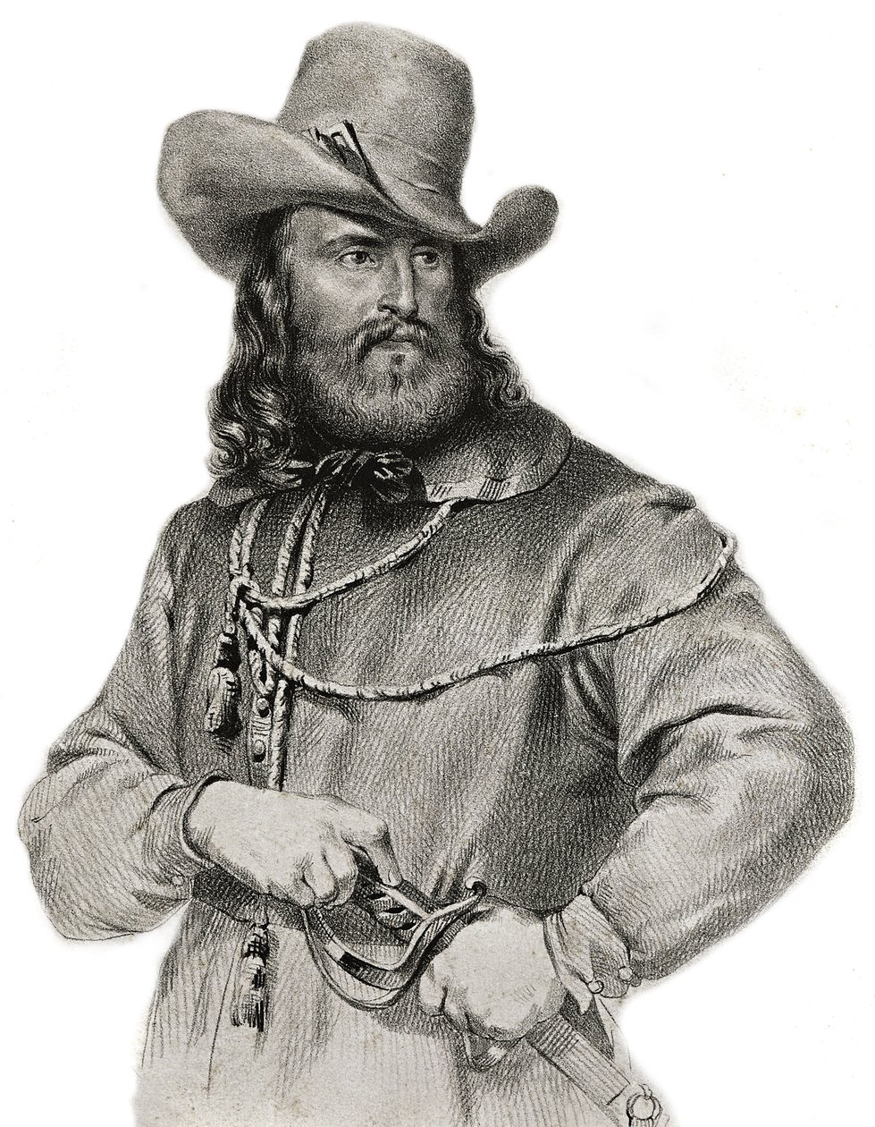 Ritratto di Giuseppe Garibaldi (1807-1882), Generale, patriota italiano e leader da Unknown artist