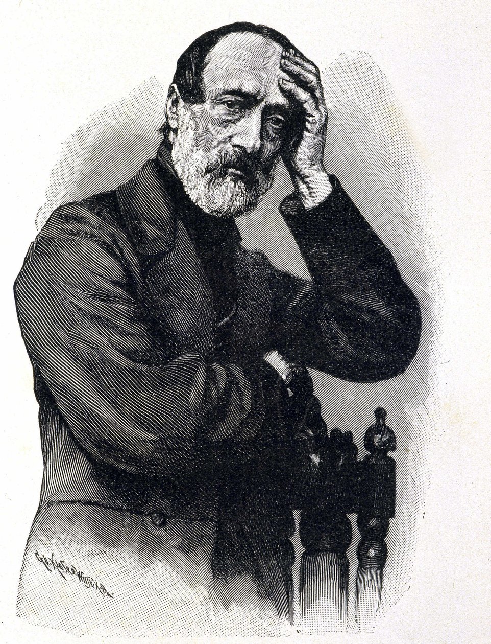 Ritratto di Giuseppe Mazzini (1805-1872), patriota e rivoluzionario italiano da Unknown artist