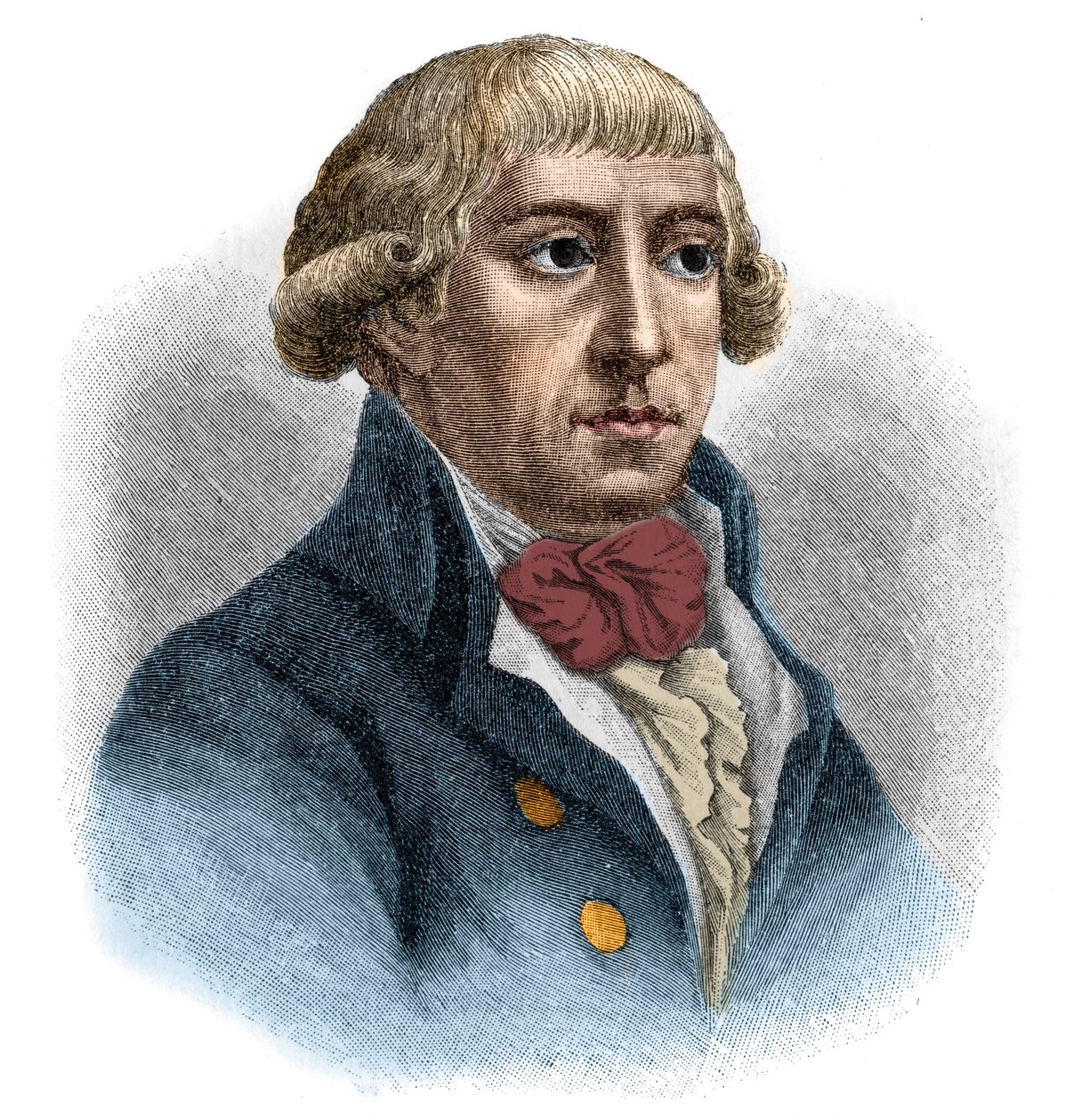 Ritratto di Gottfried August Burger (Geoffroy Auguste Burger) da Unknown artist