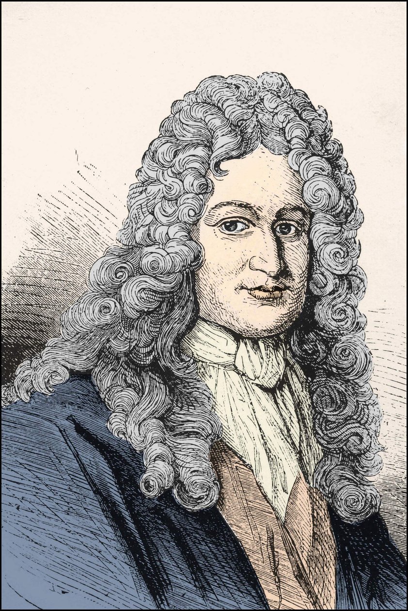 Ritratto di Gottfried Wilhelm Leibniz (1646-1716) da Unknown artist