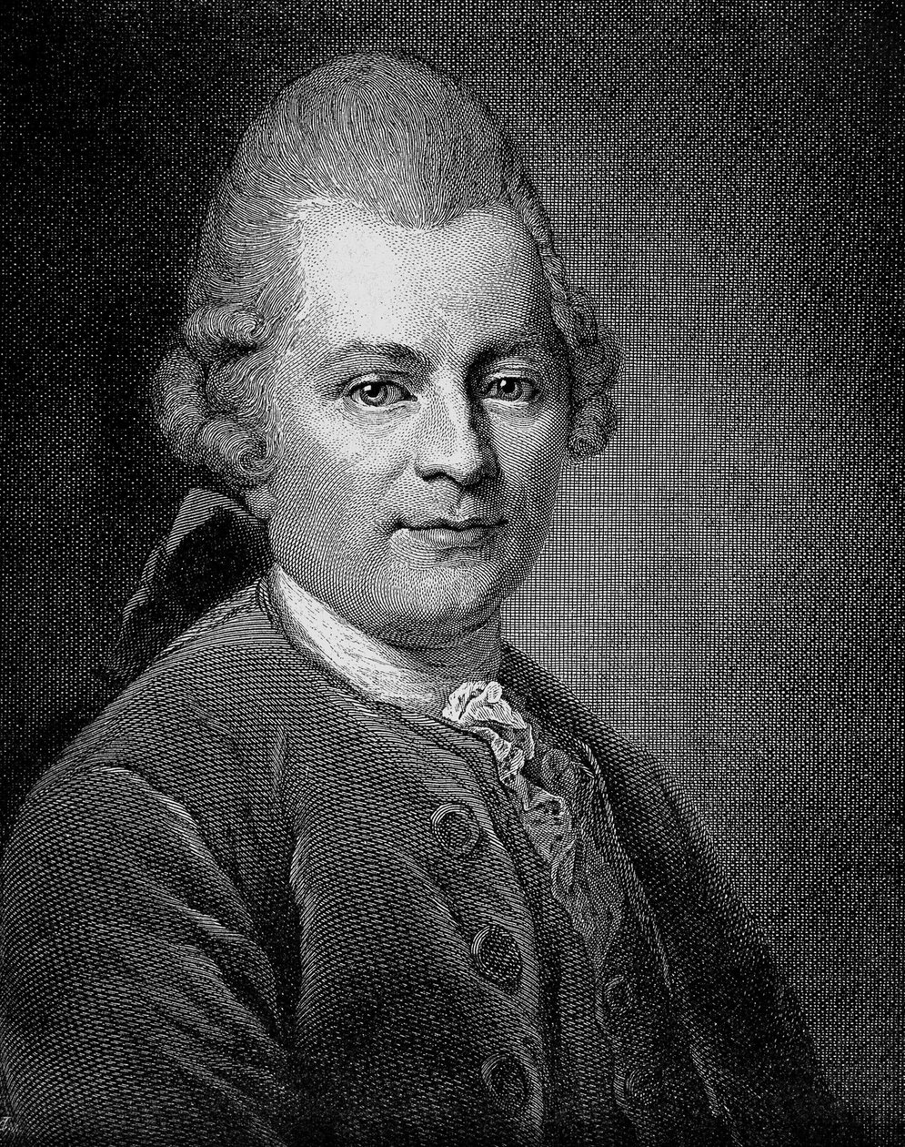 Ritratto di Gotthold Ephraim Lessing (1729 - 1781) scrittore e drammaturgo tedesco da Unknown artist