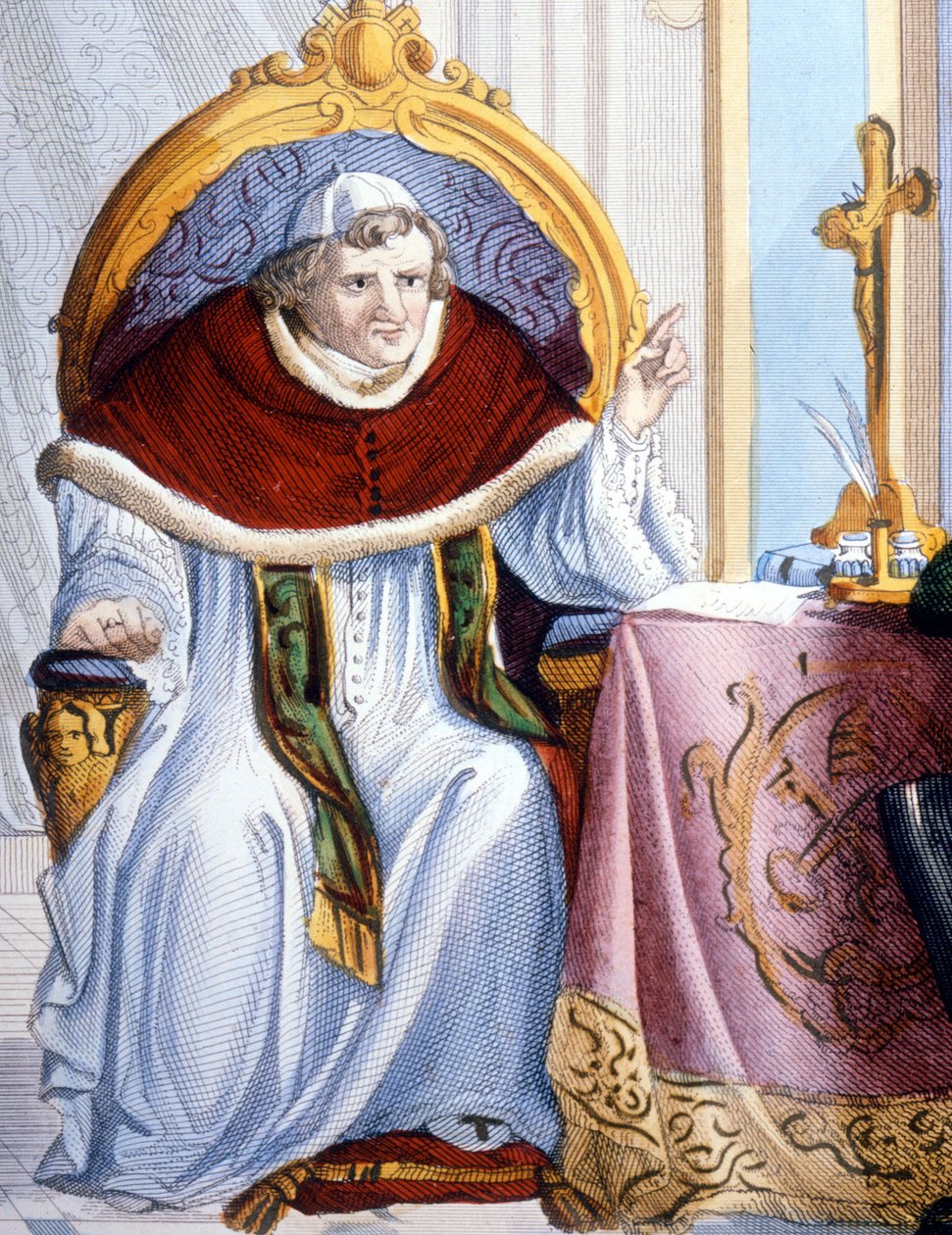 Ritratto di Gregorio XVI (1745 - 1846). da Unknown artist