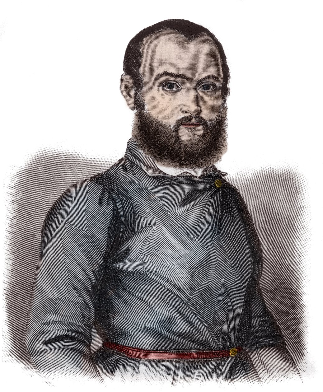 Ritratto di Gustav von Struve (1805-1870) politico, avvocato e pubblicista tedesco da Unknown artist