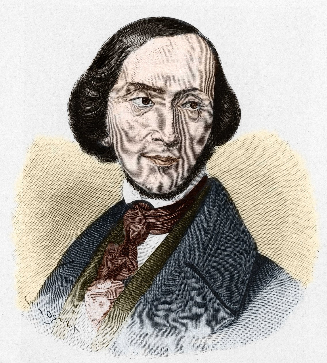 Ritratto di Hans Christian Andersen (1805-1875), scrittore danese da Unknown artist