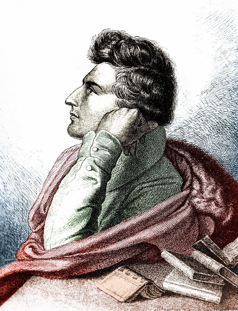 Ritratto di Heinrich Heine (1797-1856), poeta lirico e pubblicista tedesco da Unknown artist