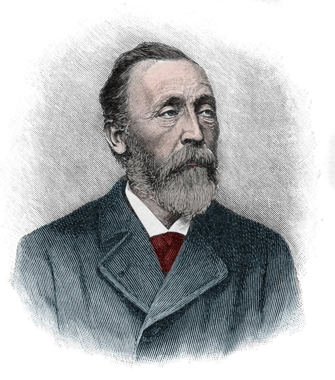 Ritratto di Heinrich von Stephan (1831-1897) direttore generale delle poste per l