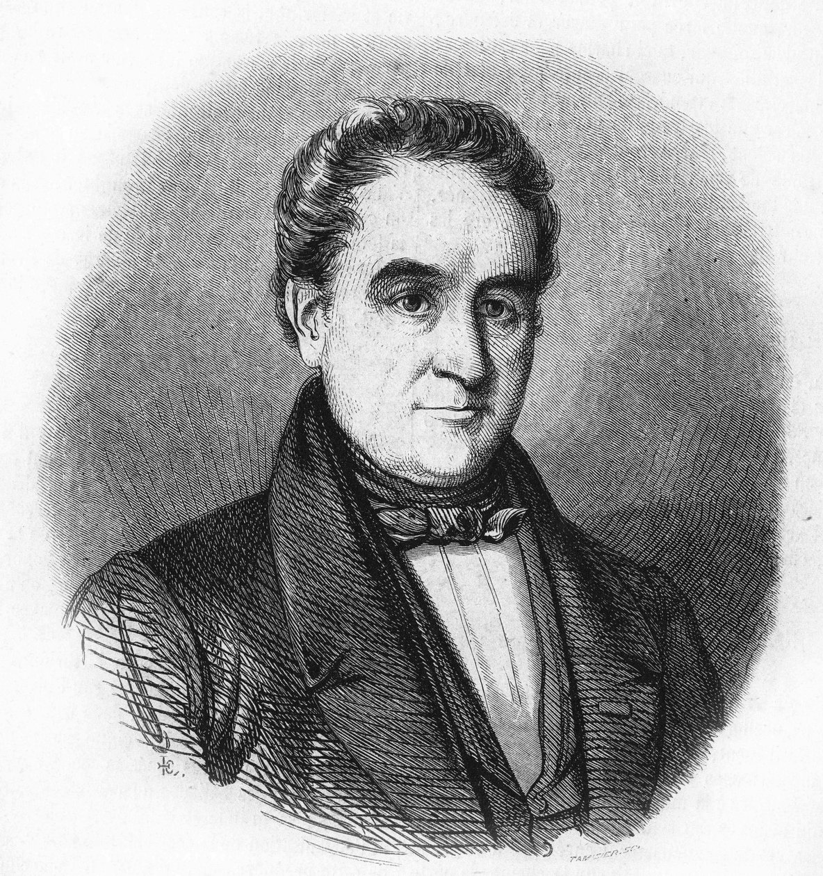 Ritratto di Hendrik Tollens 1780-1856. Poeta olandese da Unknown artist