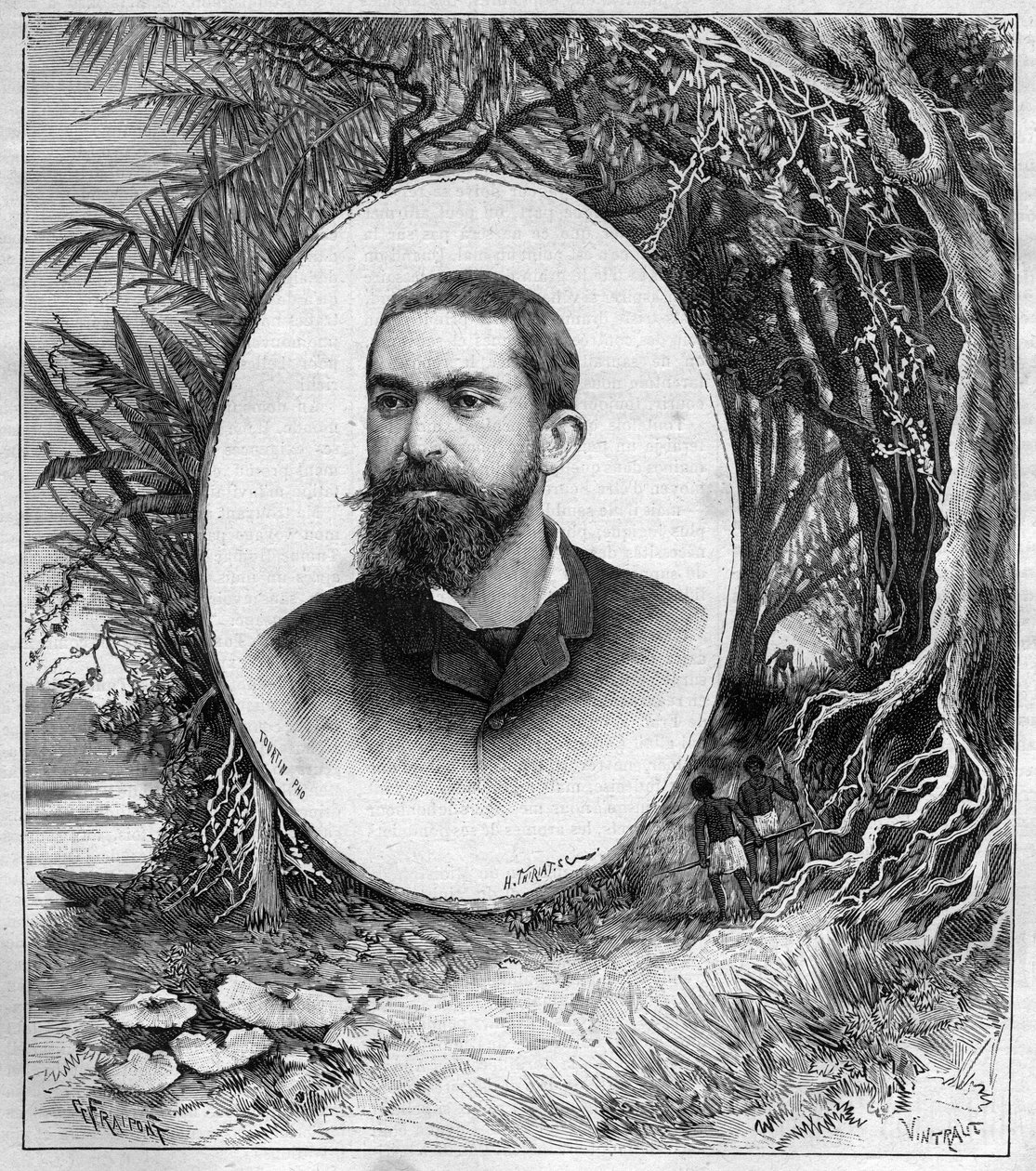 Ritratto di Henri Coudreau (1859-1899), professore di geografia ed esploratore dell
