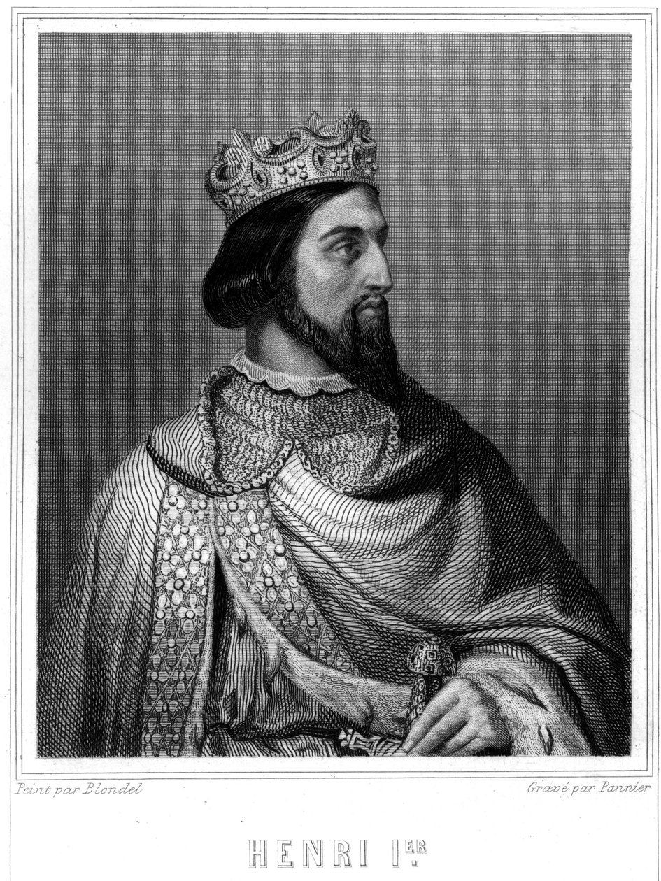 Ritratto di Enrico I (v. 1008 - 1060), Re di Francia - in “Histoire des Français” di Lavallée, incisione da Unknown artist