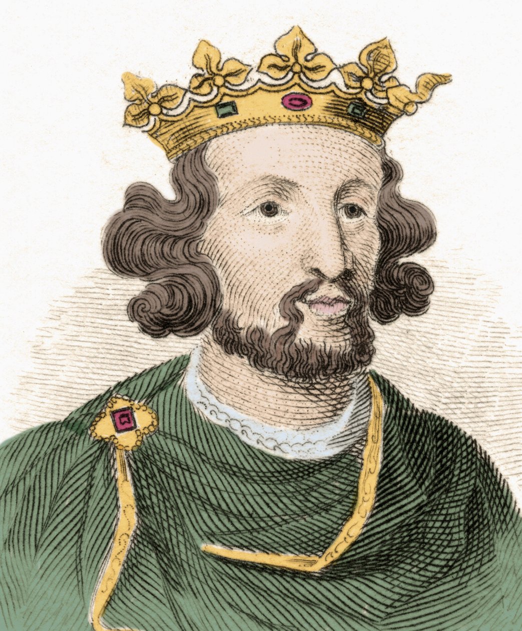 Ritratto di Enrico III Plantageneto (1207-1272), Re d