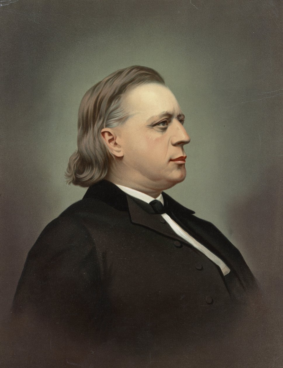 Ritratto di Henry Ward Beecher (1813-1887) da Unknown artist