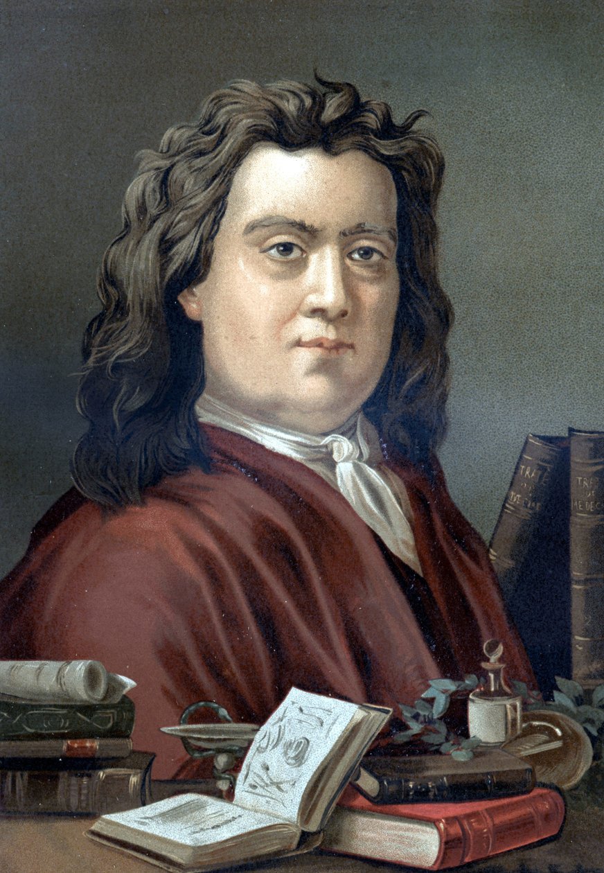 Ritratto di Hermann Boerhaave (1668-1738), medico e chimico olandese, da 