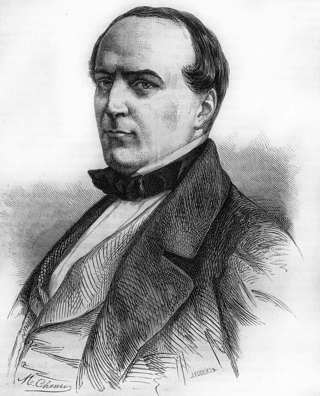 Ritratto di Hippolyte Fortoul (1811-1856). Ministro della Marina e Ministro dell