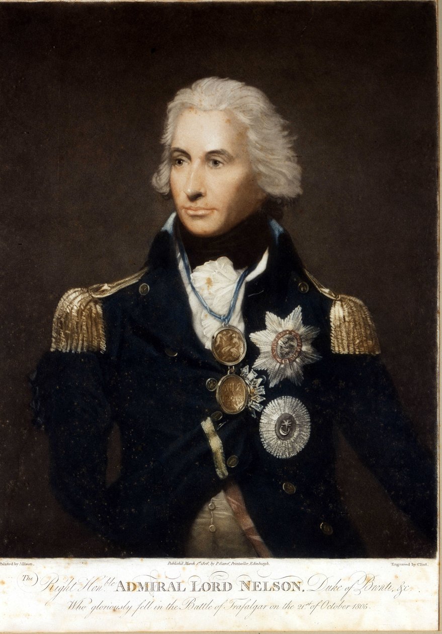 Ritratto di Horatio Nelson (1758-1805), ammiraglio inglese da Unknown artist