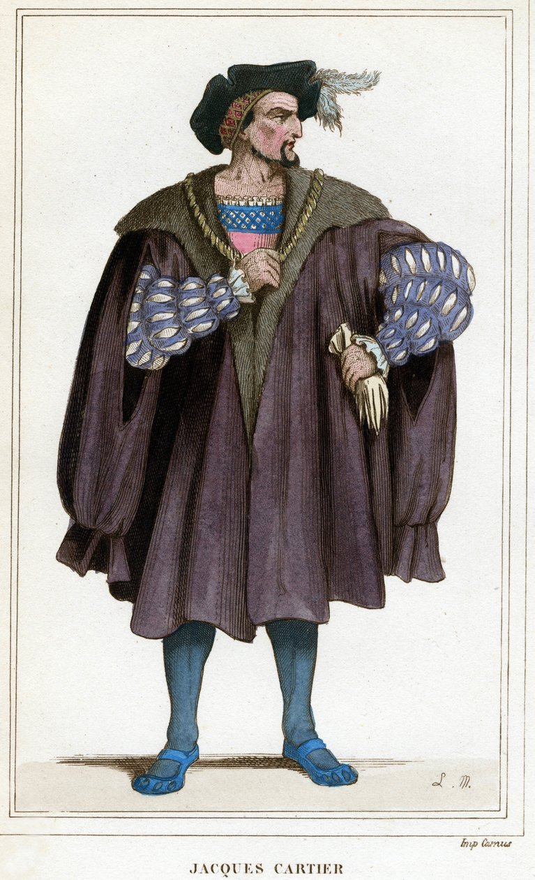 Ritratto di Jacques Cartier (1491 - 1557) da Unknown artist
