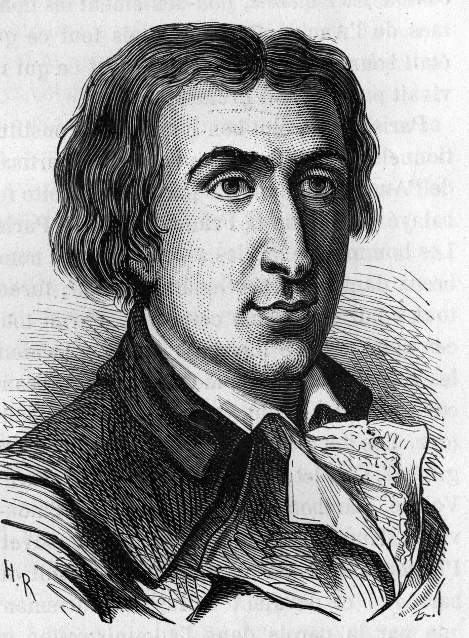 Ritratto di Jacques Pierre Brissot de Warville, giornalista e politico francese. Fondatore della Società degli Amici dei Neri, sostenitore dell
