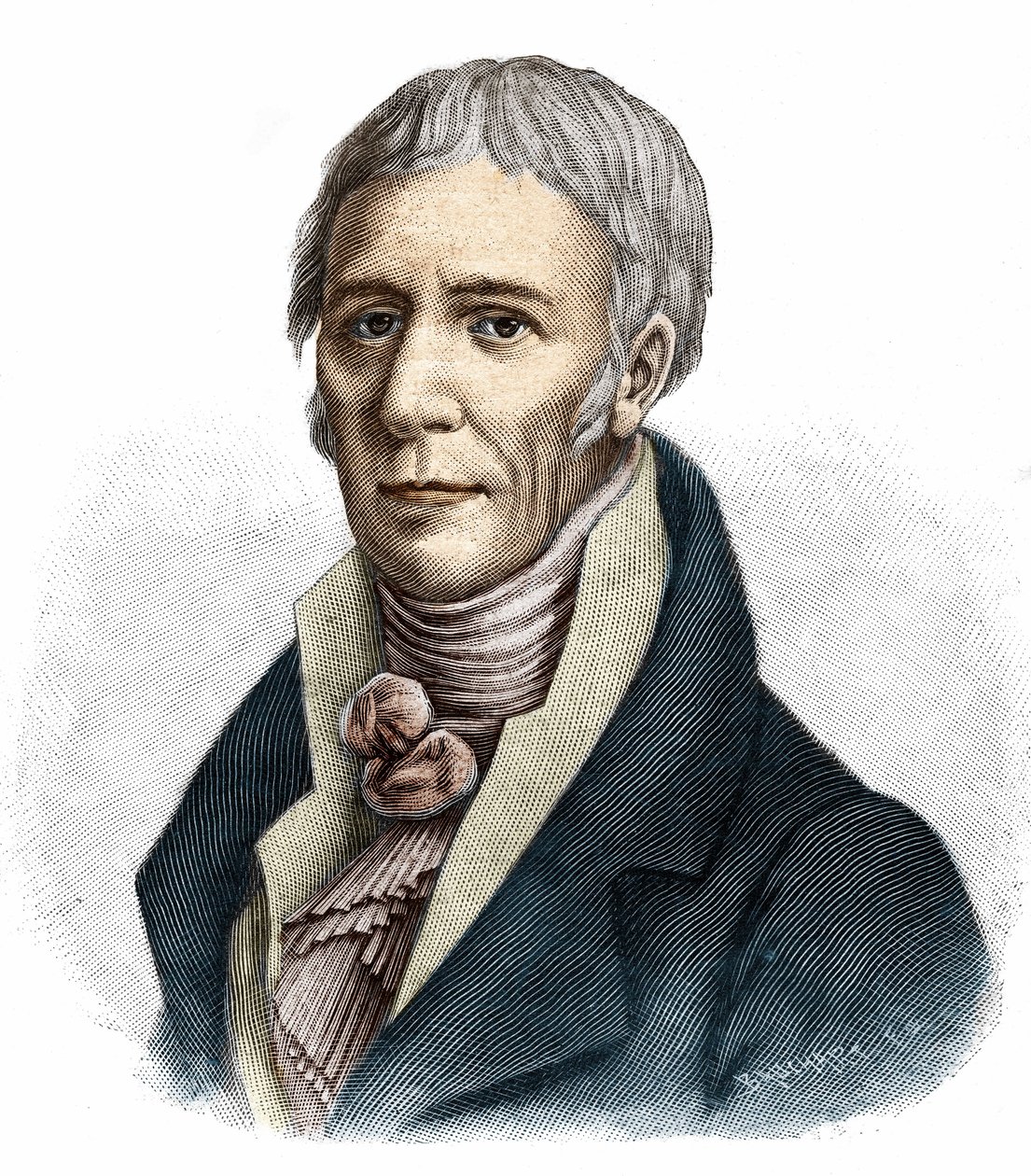 Ritratto di Jean-Baptiste Lamarck (1744-1829) da Unknown artist