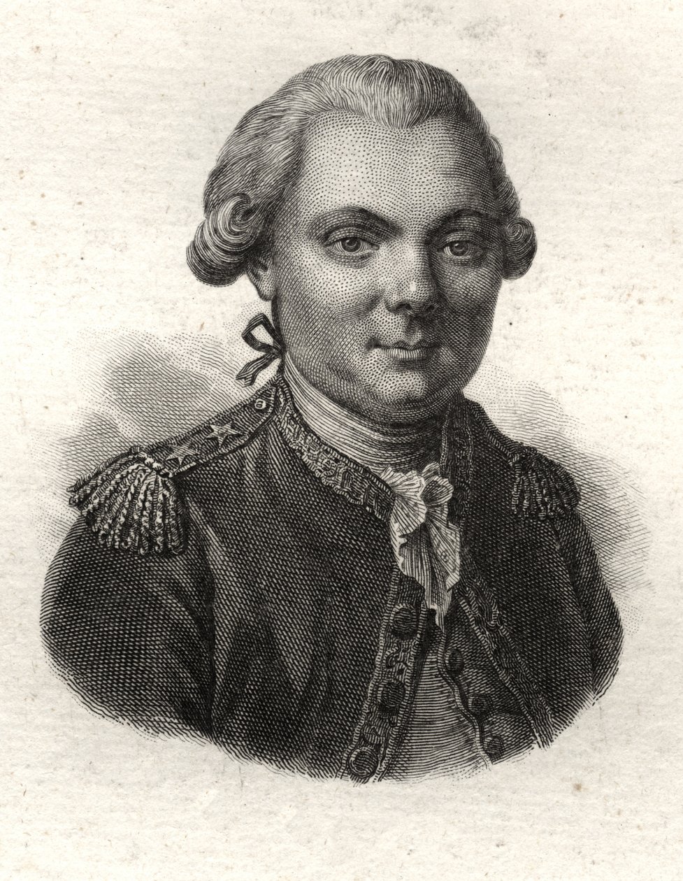 Ritratto di Jean-François Galaup, Conte di La Pérouse da Unknown artist