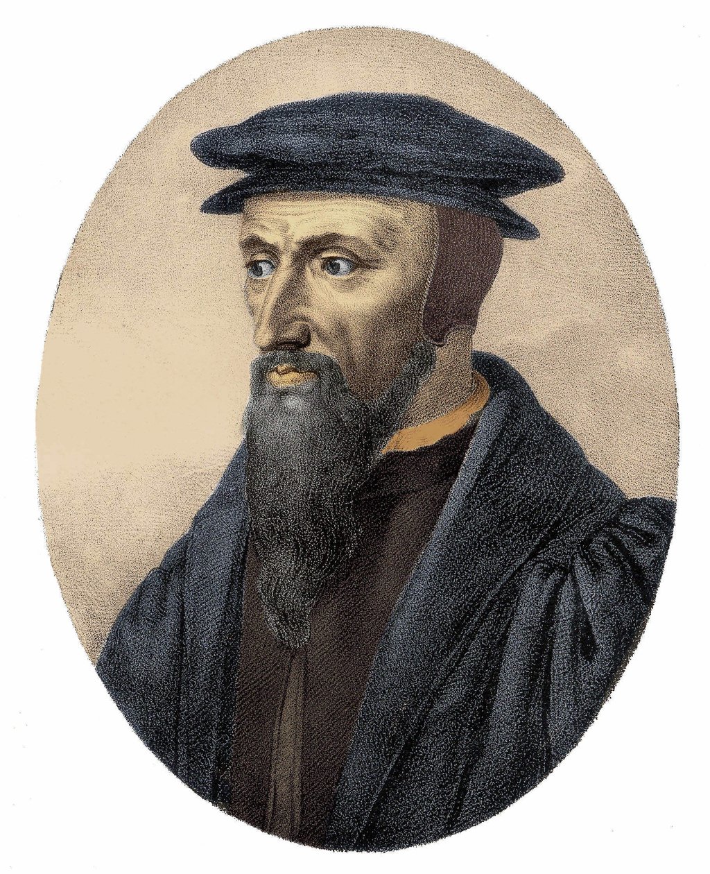 Ritratto di Jean Calvin (1509 - 1564) - incisione da Unknown artist