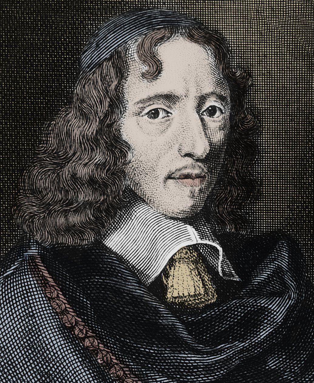 Ritratto di Jean Chapelain (1595-1674), poeta francese - Incisione da Unknown artist