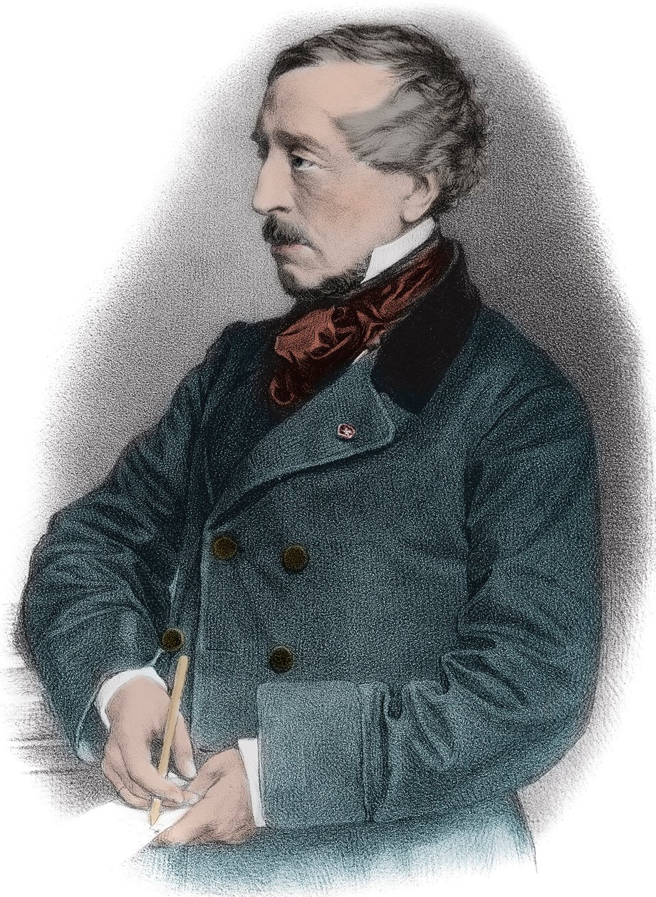 Ritratto di Jean Jacques (Jean-Jacques) Ampere (1800-1864) storico francese da Unknown artist