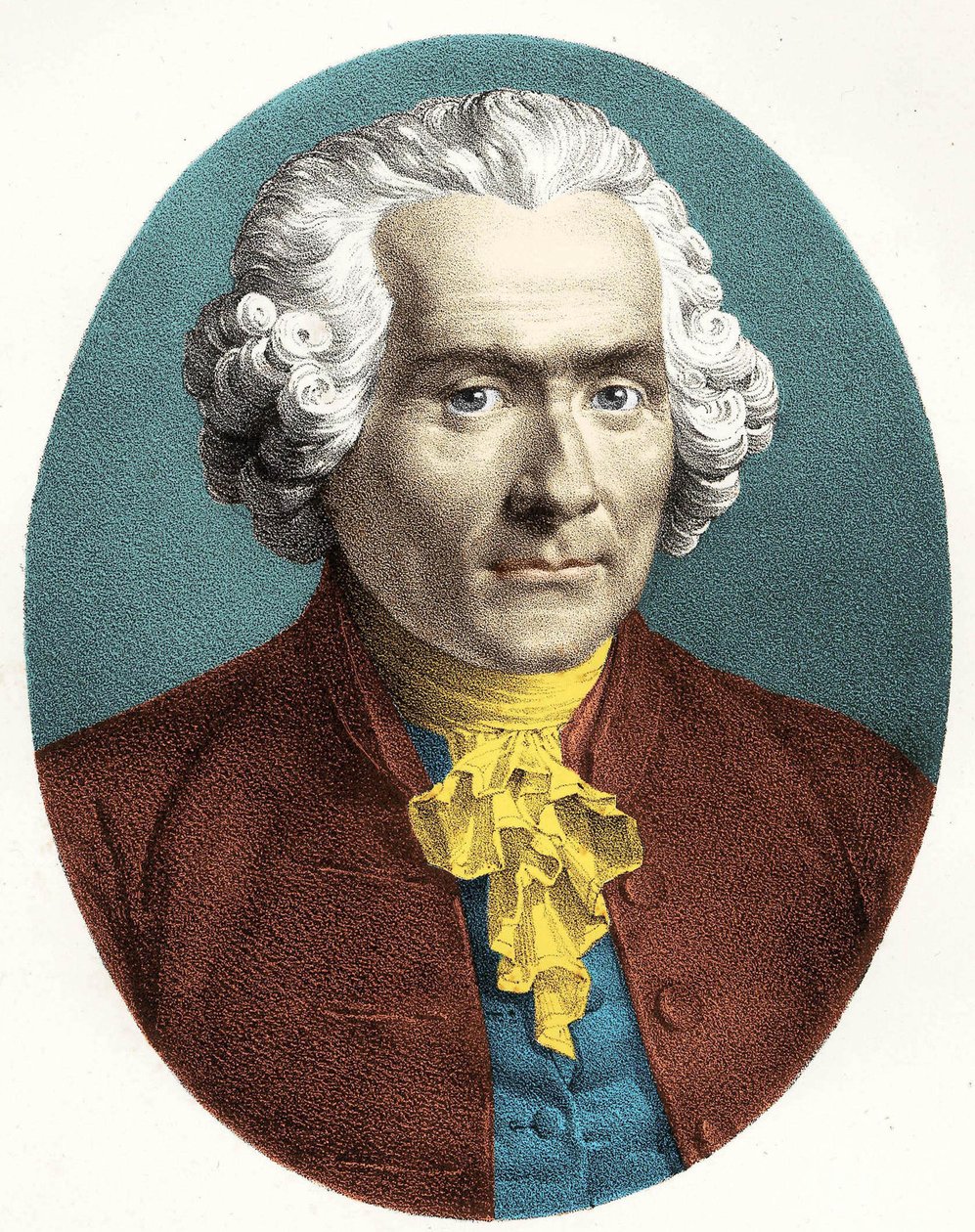Ritratto di Jean Jacques Rousseau (1712-1778) da Unknown artist