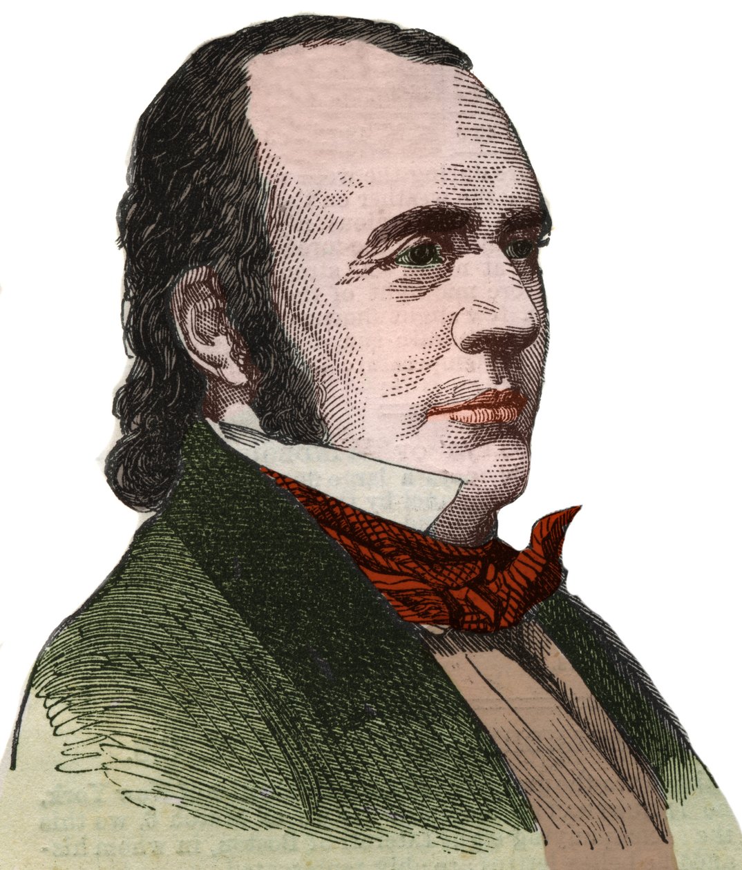 Ritratto di Jean Louis Rodolphe Agassiz, naturalista americano da Unknown artist