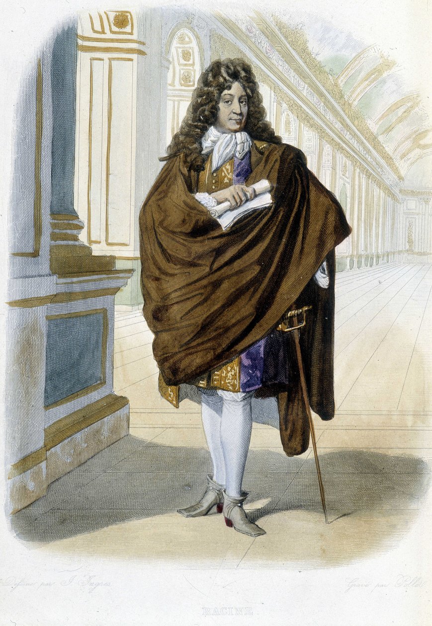 Ritratto di Jean Racine, drammaturgo e poeta francese (1639 - 1699) da Unknown artist