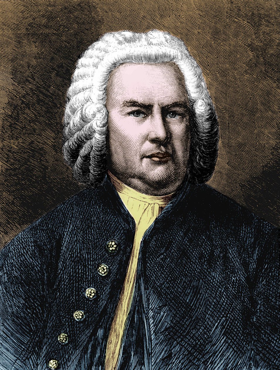 Ritratto di Johann Sebastian Bach da Unknown artist