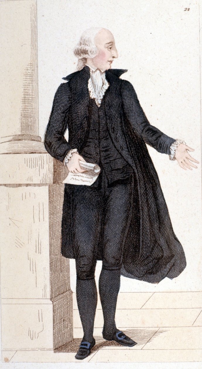 Ritratto di Jean Sylvain BAILLY (1736-1793), scrittore, astronomo e politico eletto all