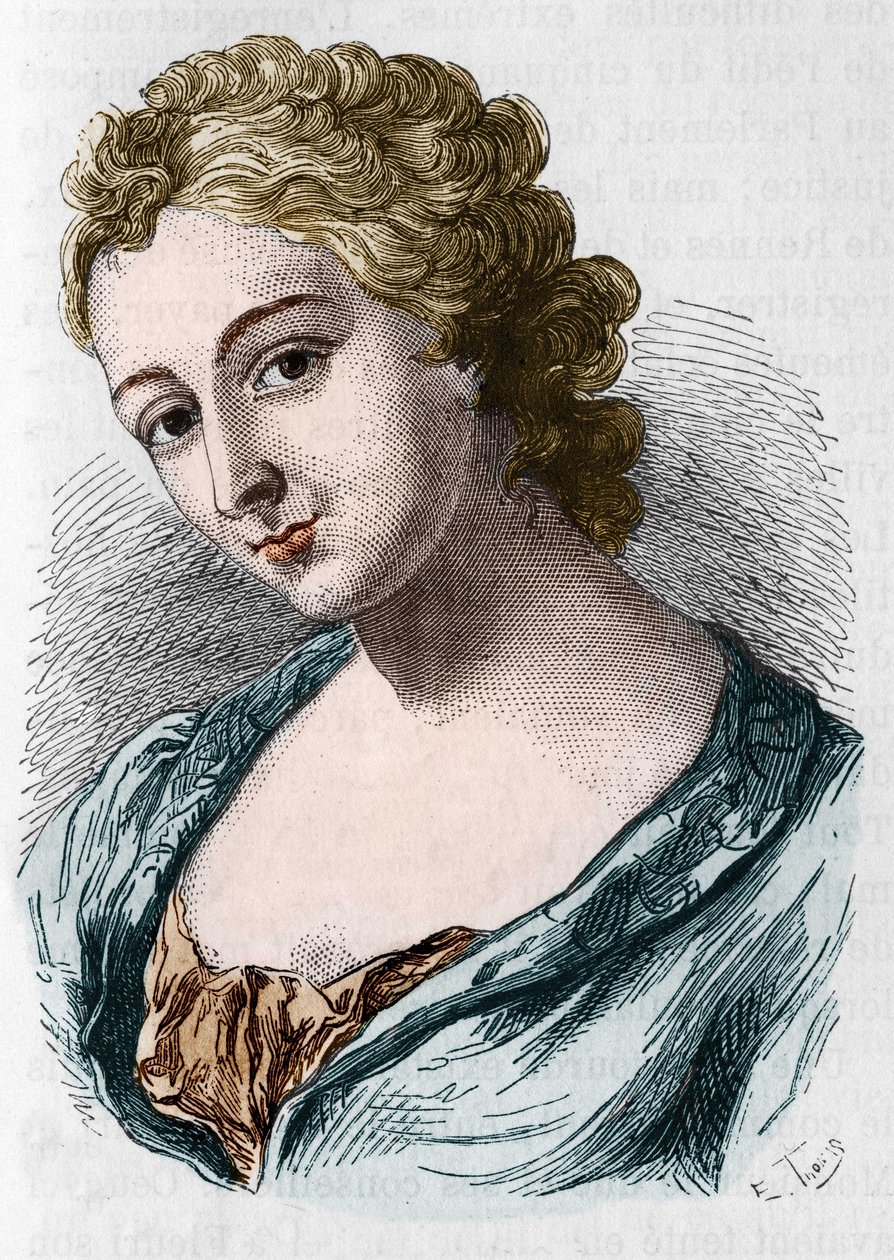 Ritratto di Jeanne Agnes Berthelot de Plemont detta Madame la Marquise de Prue (1698-1727) da Unknown artist