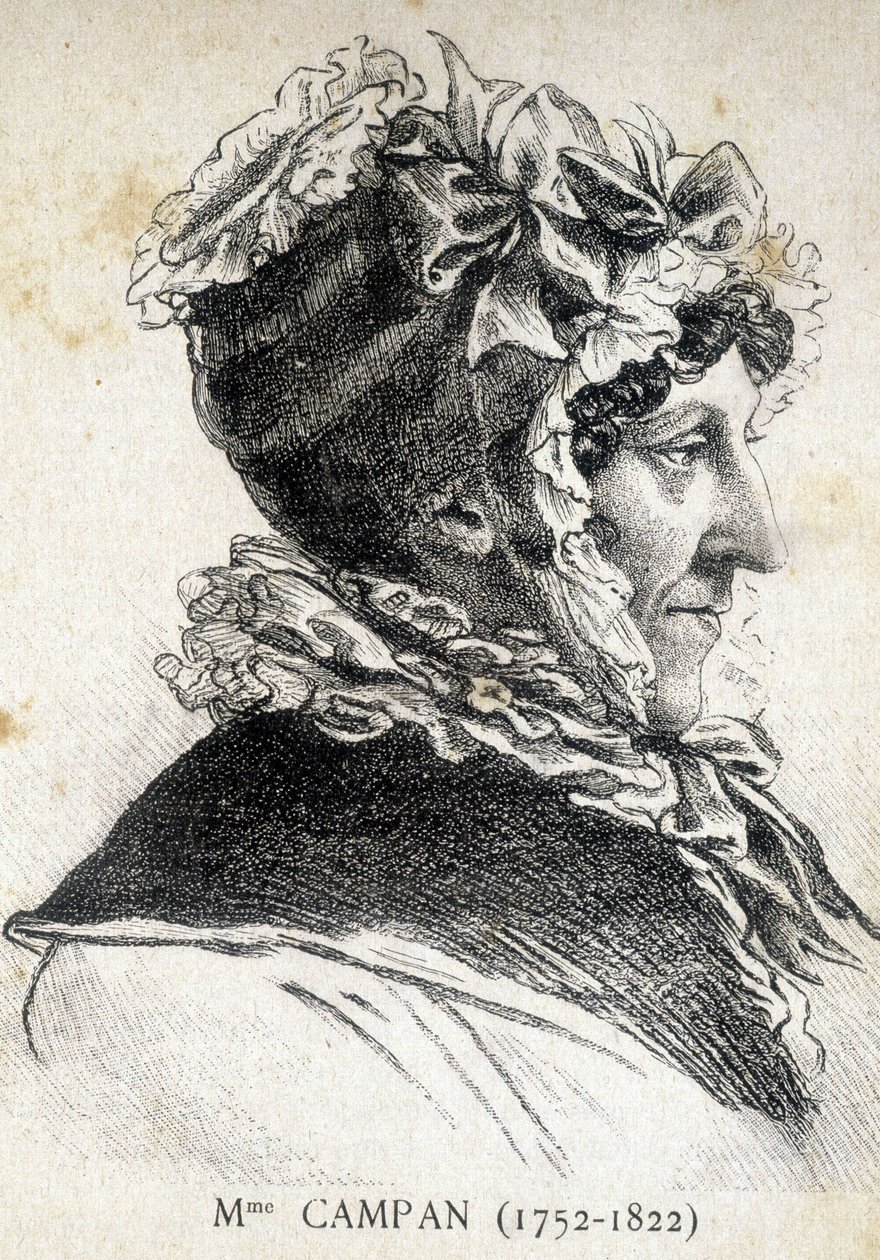 Ritratto di Jeanne Louise Henriette Genest, Madame Campan (1752 - 1822), educatrice francese - in 