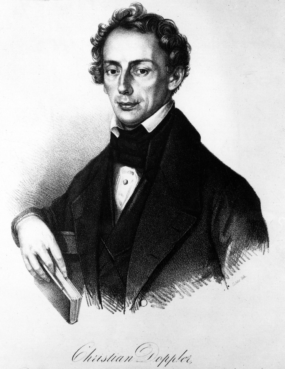 Ritratto di Johann Christian Doppler (1803-1853). Fisico austriaco da Unknown artist