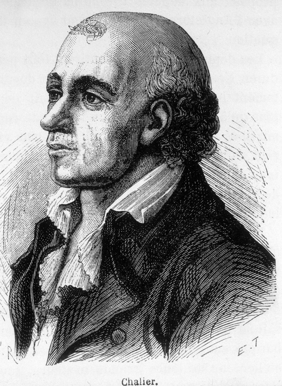 Ritratto di Joseph Chalier, politico francese (1747-1793). da Unknown artist