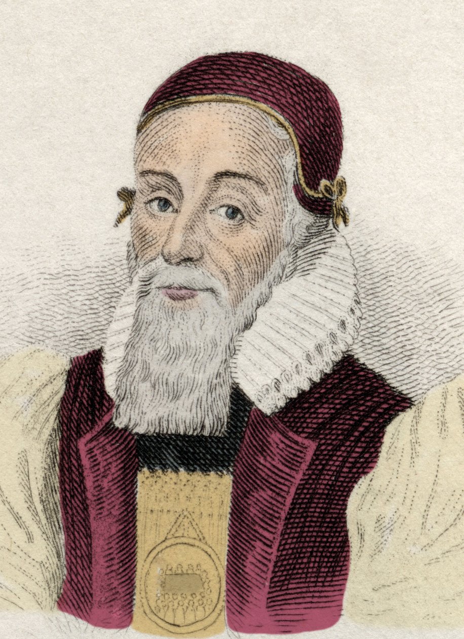 Ritratto di Joseph Hall (1574-1656) vescovo inglese da Unknown artist