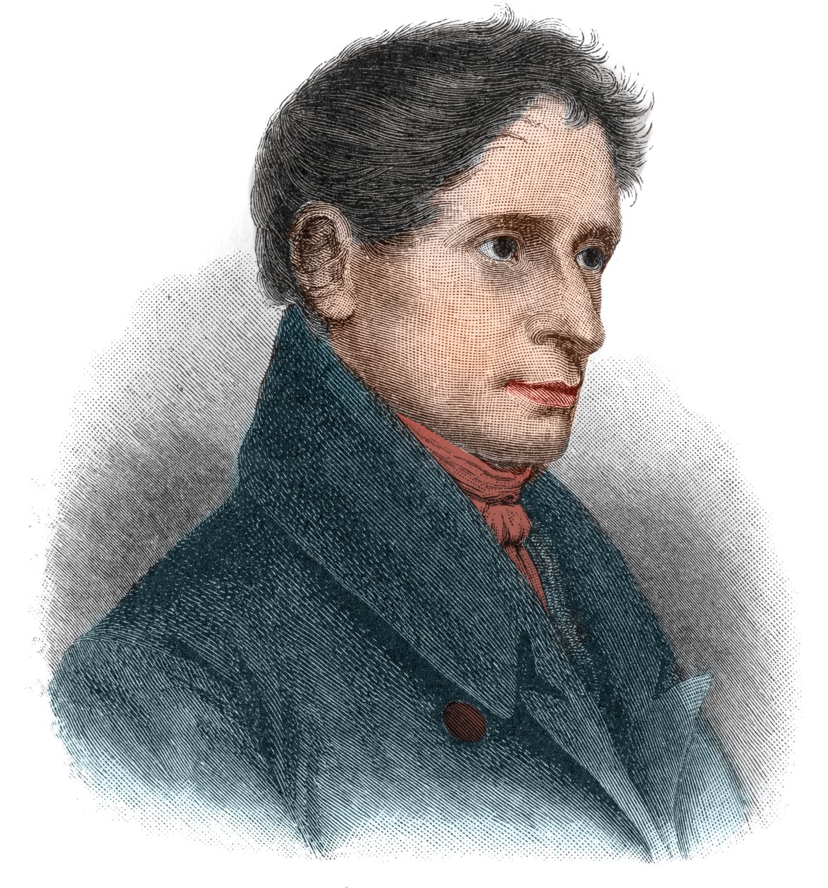 Ritratto di Joseph Karl Benedikt von Eichendorff (1788-1857) poeta e romanziere tedesco da Unknown artist